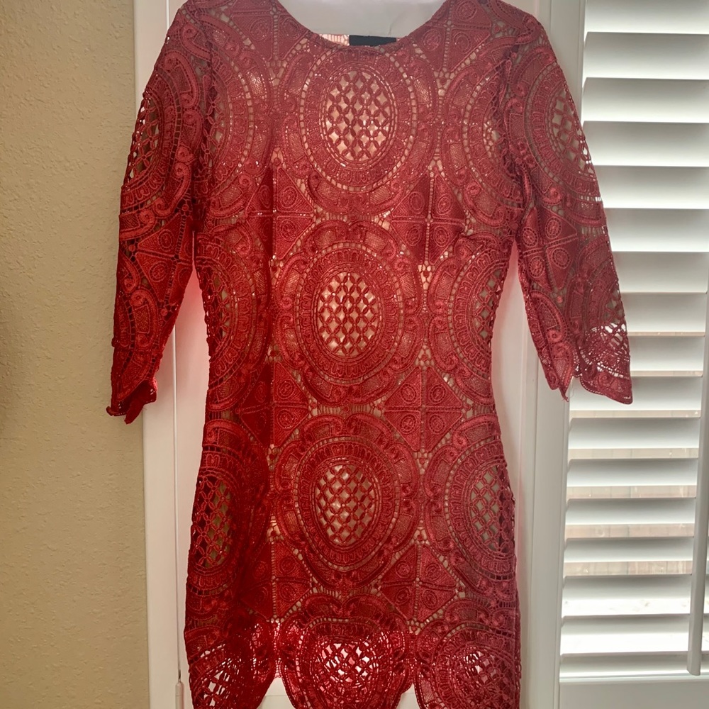 Goldie Red Holiday Dress